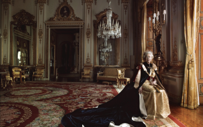 Isabel II por  Annie Leibovitz